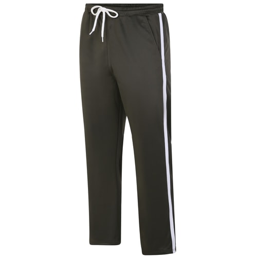 Bigdude Tricot Stripe Joggers Khaki